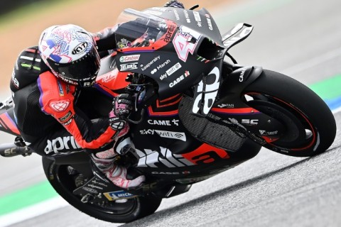 Aprilia Racings Aleix Espargaro in action this week in Thailand