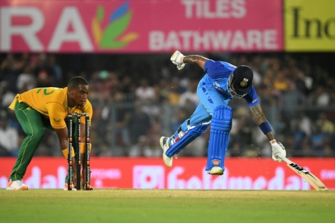 Made it! India's Suryakumar Yadav successfully makes it to the crease
