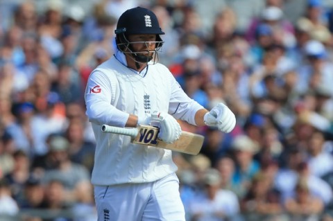 Bizarre injury: England batsman Jonny Bairstow 