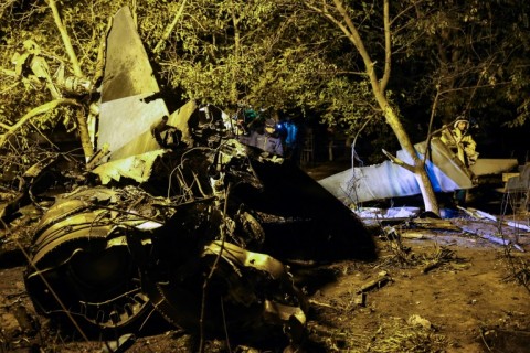 The Su-34 military jet crashed after taking off on a training flight, the Russian defence ministry said