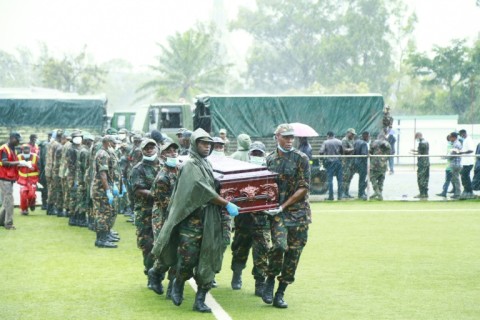 The ceremony to hand over the bodies of the victims to their families was expected to take hours at Kaitaba Stadium in Bukoba