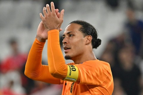 Netherlands captain Virgil van Dijk made his major tournament debut in Monday's 2-0 World Cup win against Senegal
