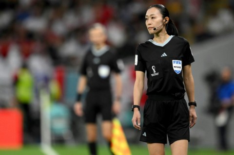 Japan's Yoshimi Yamashita worked as the fourth official for six games at the World Cup in Qatar