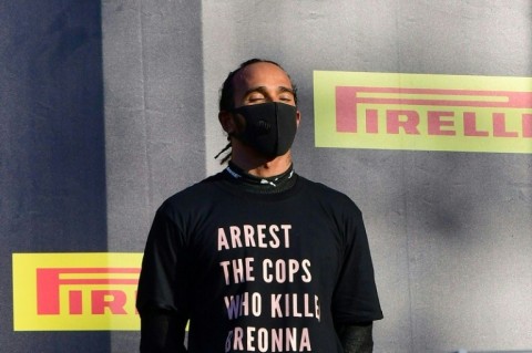 Seven-time F1 world champion Lewis Hamilton has been vocal in the campaign against racism