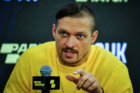 Fury target - Ukrainian world heavyweight boxing champion Oleksandr Usyk 
