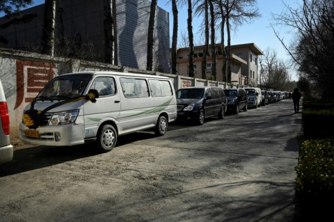 Long lines of hearses have been seen waiting to enter crematoriums across the country