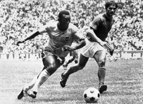 Pele is the only man to have won the World Cup three times - in 1958, 1962 and 1970