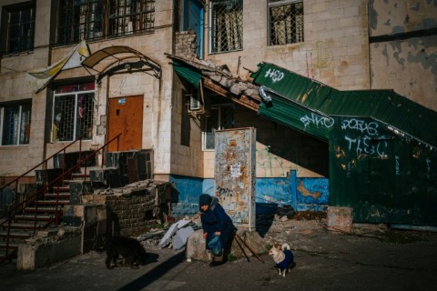 The Russian pounding also left the city of Kherson and its surrounds without electricity on Saturday night