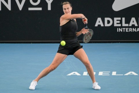 Belarus' Aryna Sabalenka is into the Adelaide International quarter-finals