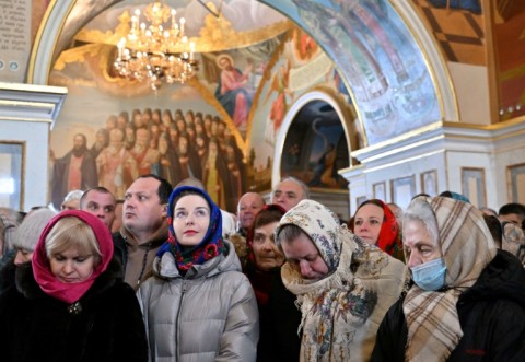 The monastery used to be the seat of a branch of the Ukrainian Orthodox Chuch under Moscow's jurisdiction but ties were severed after Russia invaded Ukraine