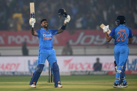 Twenty20 sensation Suryakumar Yadav smashed an unbeaten 112 off 51 balls to fire India to 228-5 in the third and deciding match against Sri Lanka on Saturday