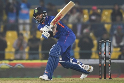 Virat Kohli scored his 45th ODI century as India beat Sri Lankka by 67 runs in the first of three matches between the sides