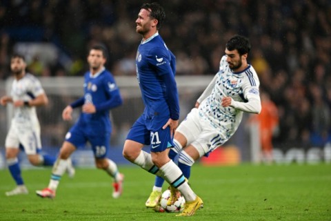 Ben Chilwell (centre) has been one of many key players missing for Chelsea this season