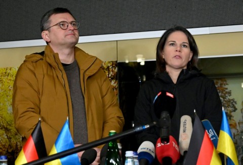 Germany Foreign Minister Annalena Baerbock made a surprise visit to Kharkiv with her Ukrainian counterpart Dmytro Kuleba on Tuesday.