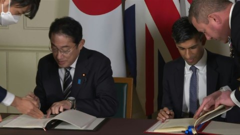 British PM Sunak and Japanese PM Kishida sign major defence deal 