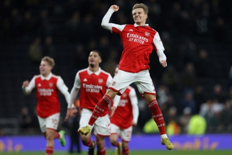 Arsenal captain Martin Odegaard