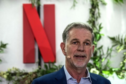 Netflix announced that Reed Hastings -- seen here in January 2020 -- has stepped down as co-CEO of the company he co-founded