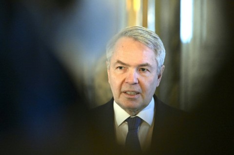 Pekka Haavisto in Helsinki on Tuesday, saying Finland might have to join NATO without its neighbour Sweden