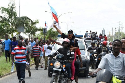Thousands of Chadema supporters joined the procession to welcome Tundu Lissu home