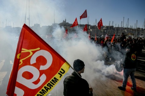 Unions hoped Tuesday's demonstrations would be even bigger than on January 19