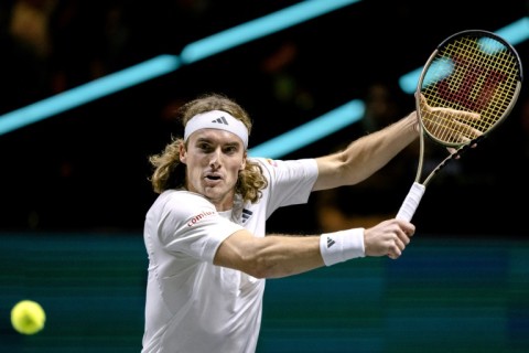 Stefanos Tsitsipas glided through in Rotterdam
