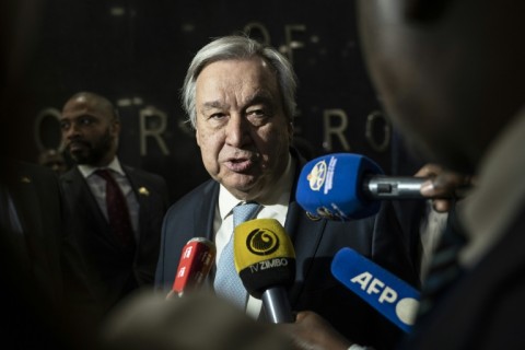 UN Secretary General Antonio Guterres says Africa faces enormous tests on all fronts