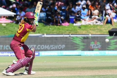 Inspired: West Indies' Hayley Matthews in action on Sunday