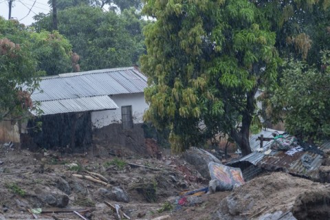 Mudslides triggered by torrential rain swept away makeshift homes