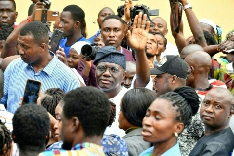 Babajide Sanwo-Olu, Lagos governor and ruling All Progressives Congress (APC) candidate, is seeking re-election