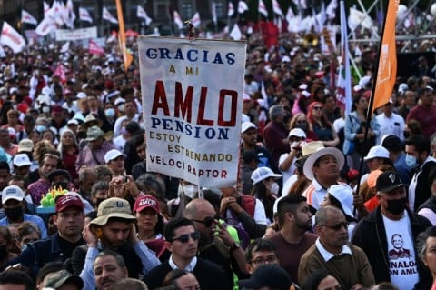 President Lopez Obrador remains popular but must step down next year after just one term under the Mexican constitution