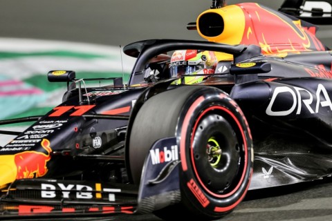 Both of Sergio Perez's poles have come in Saudi Arabia