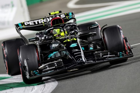Lewis Hamilton was only eighth-quickest in qualifying
