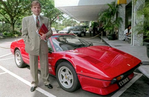 Finnish businessman Thomas Zilliacus, pictured in Singapore in 1995, has entered the running to buy Manchester United 
