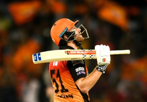 Jonny Bairstow playing in the 2019 IPL, while with Sunrisers Hyderabad