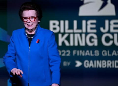 US tennis legend Billie Jean King