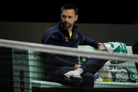 Sweden Davis Cup captain Robin Soderling