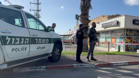 Scene from Israeli town near Lebanon border after rockets fired