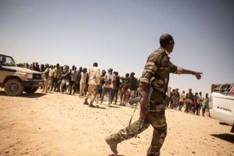 Every week hundreds of migrants expelled from Algeria arrive in the Nigerien border village of Assamaka, about 200 kilometres from Arlit