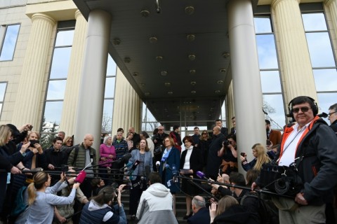 The British, Canadian and US ambassadors gave statements in front of the court