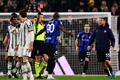 Inter Milan striker Romelu Lukaku was subjected to racist abuse after scoring a penalty against Juventus