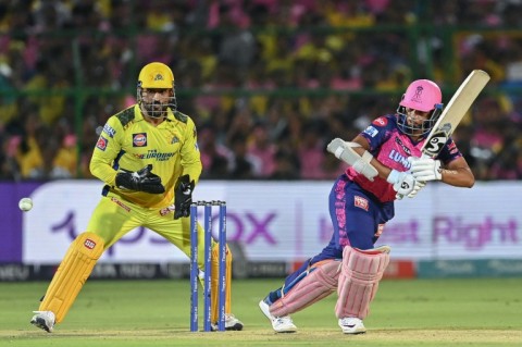 Yashasvi Jaiswal (R) helped Rajasthan get off to a flying start