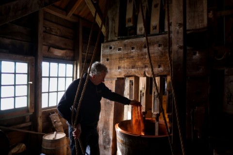 The mill stands on the spot where rocks were first ground into pigment around 1646