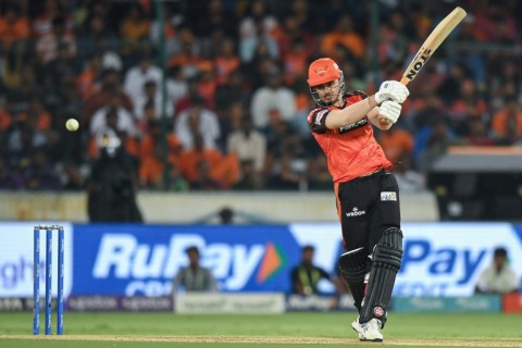 Last ball six: Sunrisers Hyderabad's Abdul Samad smashed the winning runs for Sunrisers Hyderabad