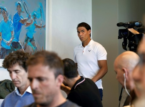 Rafael Nadal told reporters that he is not going to train for a few months in a bid to recover from injury