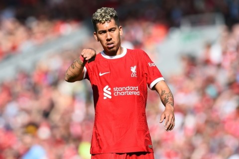 Roberto Firmino scored on his final Anfield appearance for Liverpool