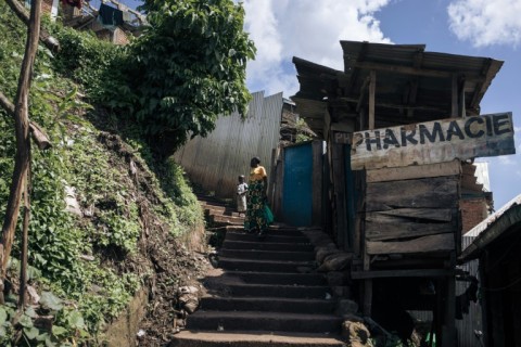 Shops and houses are often built on slopes without proper foundations or drainage