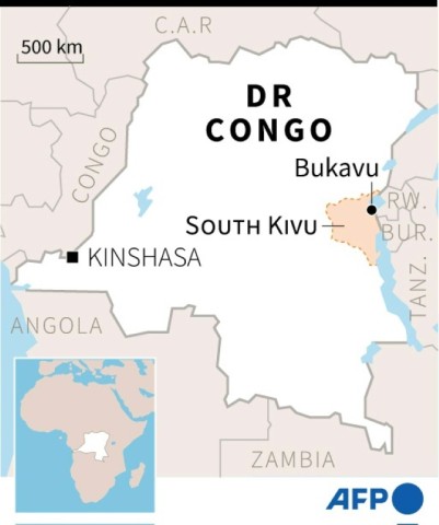 South Kivu province lies in eastern DR Congo -- a region that has been troubled by violence since the 1990s