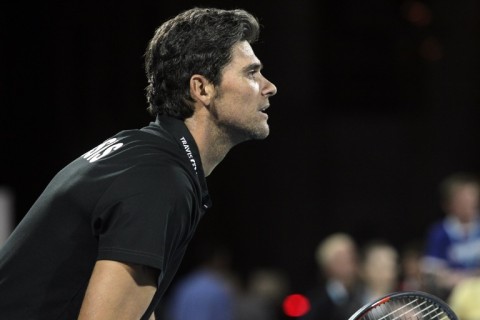 Mark Philippoussis, seen here in 2016, is no longer helping to coach Stefanos Tsitsipas
