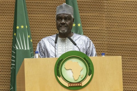 AU Commission chair Moussa Faki Mahamat highlighted the successes of the pan-African body while also acknowledging 'negative factors'