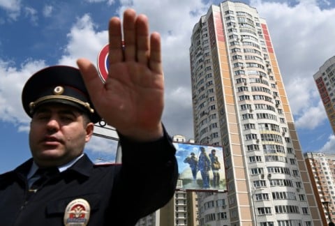 Russian officials said no one was seriously injured and there was only minor damage to buildings 